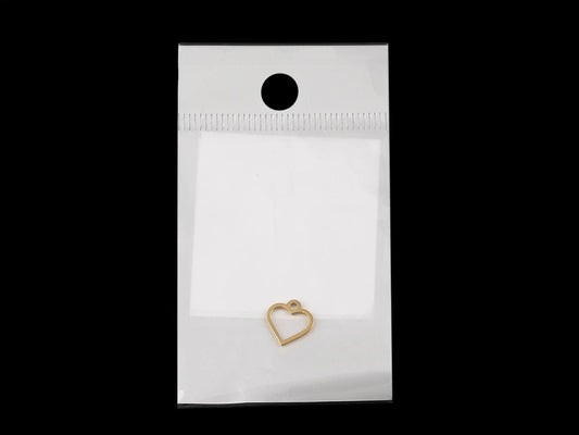 Attēls ar Metāla kulons – sirds |dažādu toņu – pieejams Šarlotes audumi