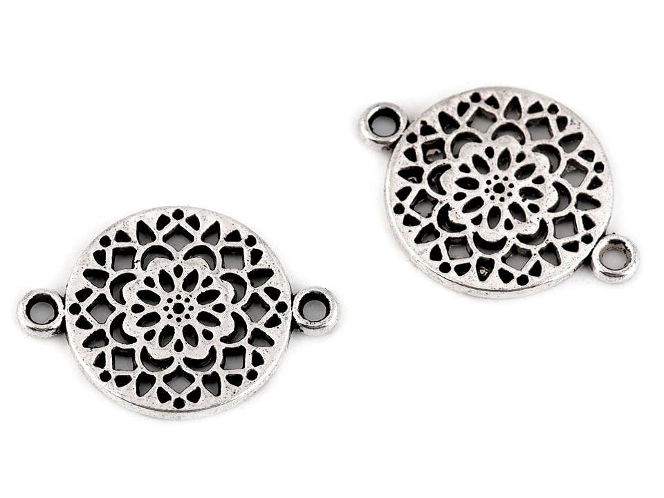 Attēls ar Metāla kulons – Tauriņš, Mandala, Sirds, Dzīvības koks – pieejams Šarlotes audumi