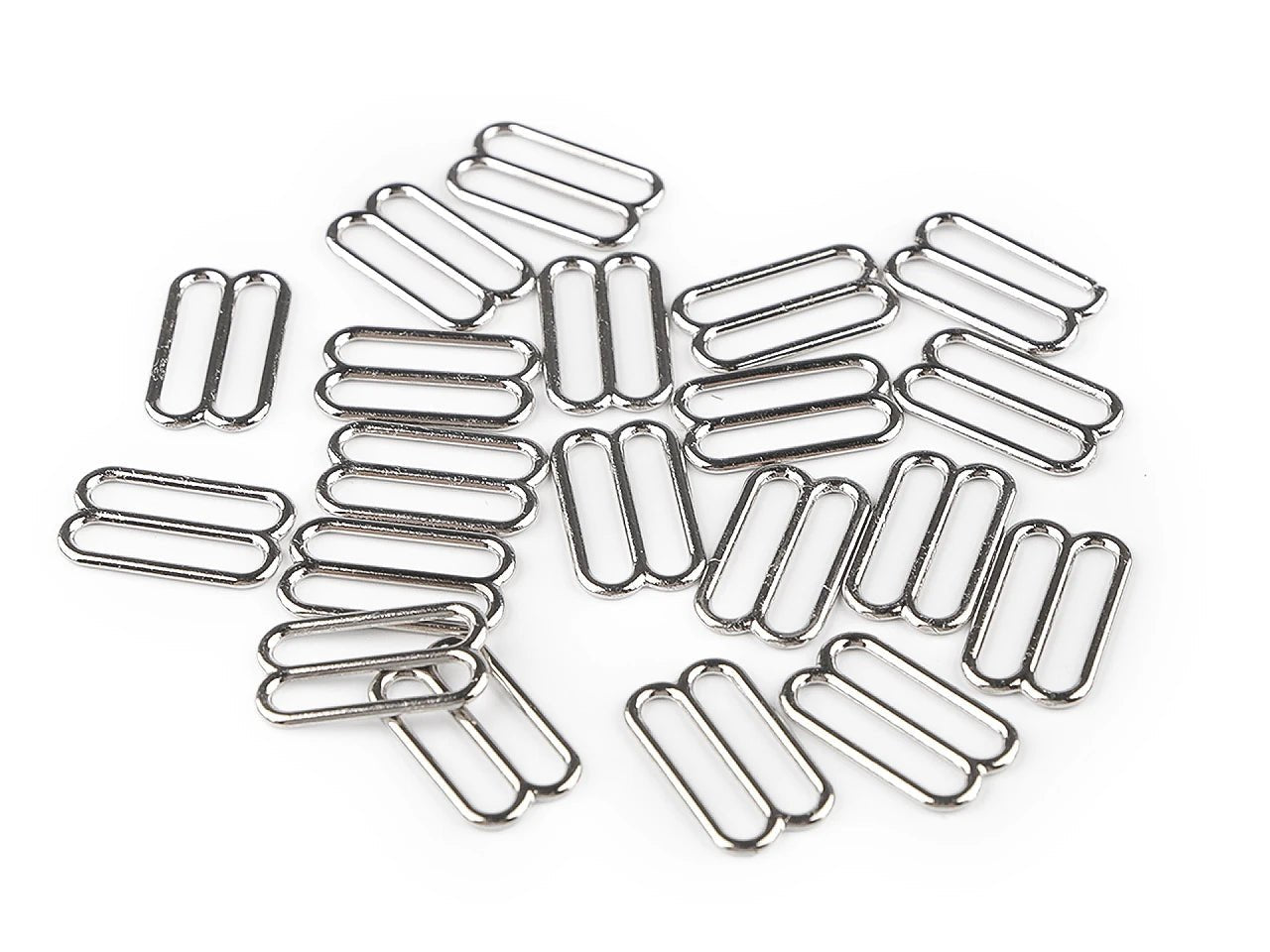 Attēls ar Metāla regulatori krūšturiem / lencēm — 15 mm|20 gb – pieejams Šarlotes audumi