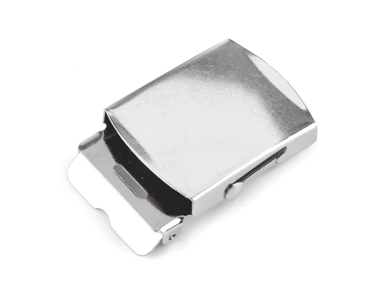 Attēls ar Metāla sprādze jostai 40 mm - sudraba – pieejams Šarlotes audumi
