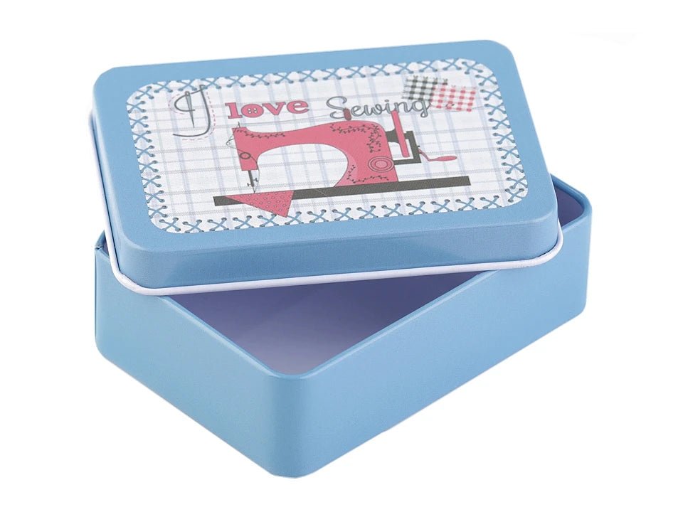 Attēls ar Metāla šūšanas kastīte – pieejams Šarlotes audumi