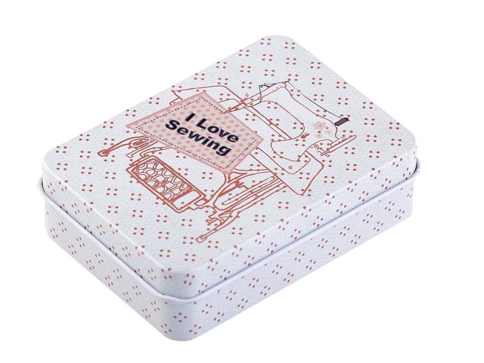 Attēls ar Metāla šūšanas kastīte – pieejams Šarlotes audumi