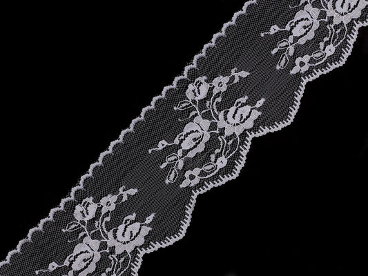 Mežģīne - 6,5 cm balta