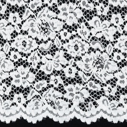 Tissu en dentelle blanc 130 g/m²