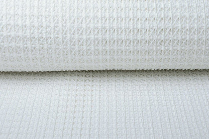Tissu en dentelle - blanc 345 g/m²
