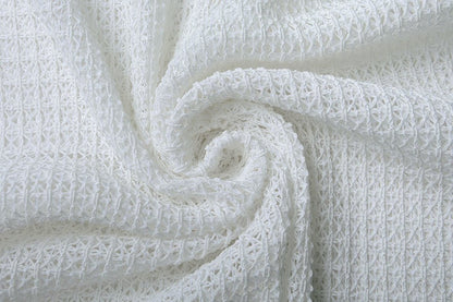 Tissu en dentelle blanc 345 g/m²