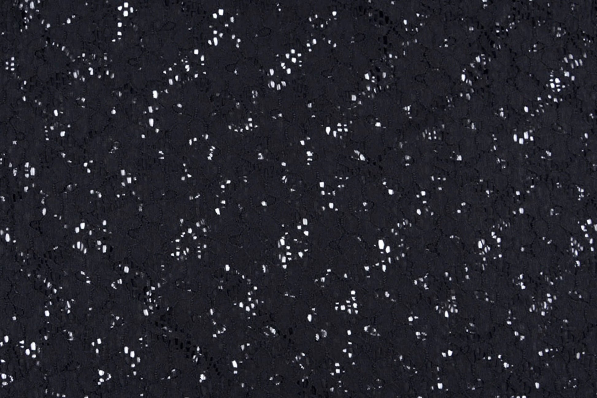 Attēls ar Mežģīņu audums - melns 115 g/m² – pieejams Šarlotes audumi