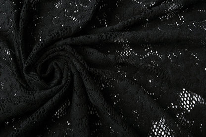 Tissu en dentelle noir 220 g/m²