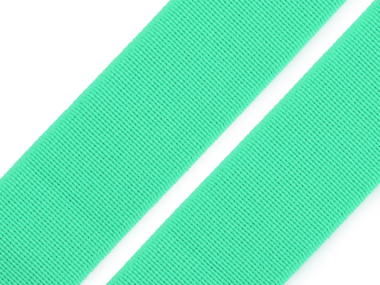 Attēls ar Mīksta gumija 25 mm | Elastīga gumija apģērbu šūšanai - mint – pieejams Šarlotes audumi