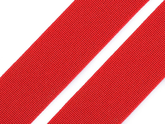 Attēls ar Mīksta gumija 25 mm | Elastīga gumija apģērbu šūšanai - sarkana – pieejams Šarlotes audumi