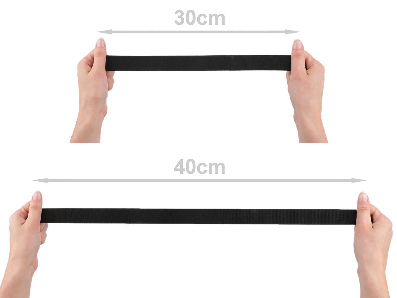 Attēls ar Mīksta gumija 25 mm | Elastīga gumija apģērbu šūšanai - tumši zila (2 m iepakojums) – pieejams Šarlotes audumi