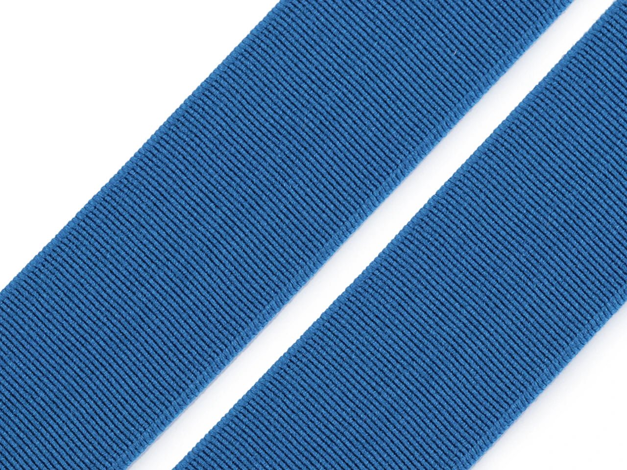 Attēls ar Mīksta gumija 25 mm | Elastīga gumija apģērbu šūšanai - zila – pieejams Šarlotes audumi