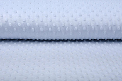 Polaire minky bleu-gris 260 g/m²