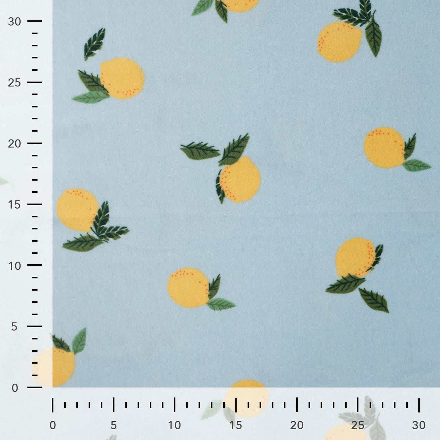 Attēls ar Minky flīss(gludais) - citroni 220 g/m² – pieejams Šarlotes audumi