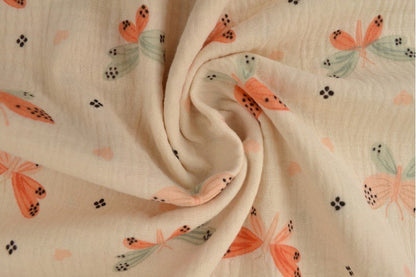 Mousseline - papillons 140 g/m²