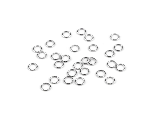 Attēls ar Nerūsējošā tērauda savienojošie gredzeni Ø6 - 10 mm (slēgti) 10g – pieejams Šarlotes audumi