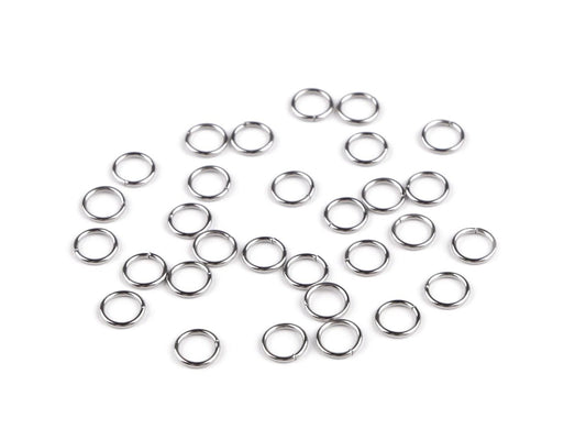 Attēls ar Nerūsējošā tērauda savienojošie gredzeni Ø6 - 10 mm (slēgti) 10g – pieejams Šarlotes audumi