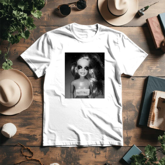 Attēls ar Organiskās kokvilnas T - krekls “Pretty Face” – pieejams Šarlotes audumi