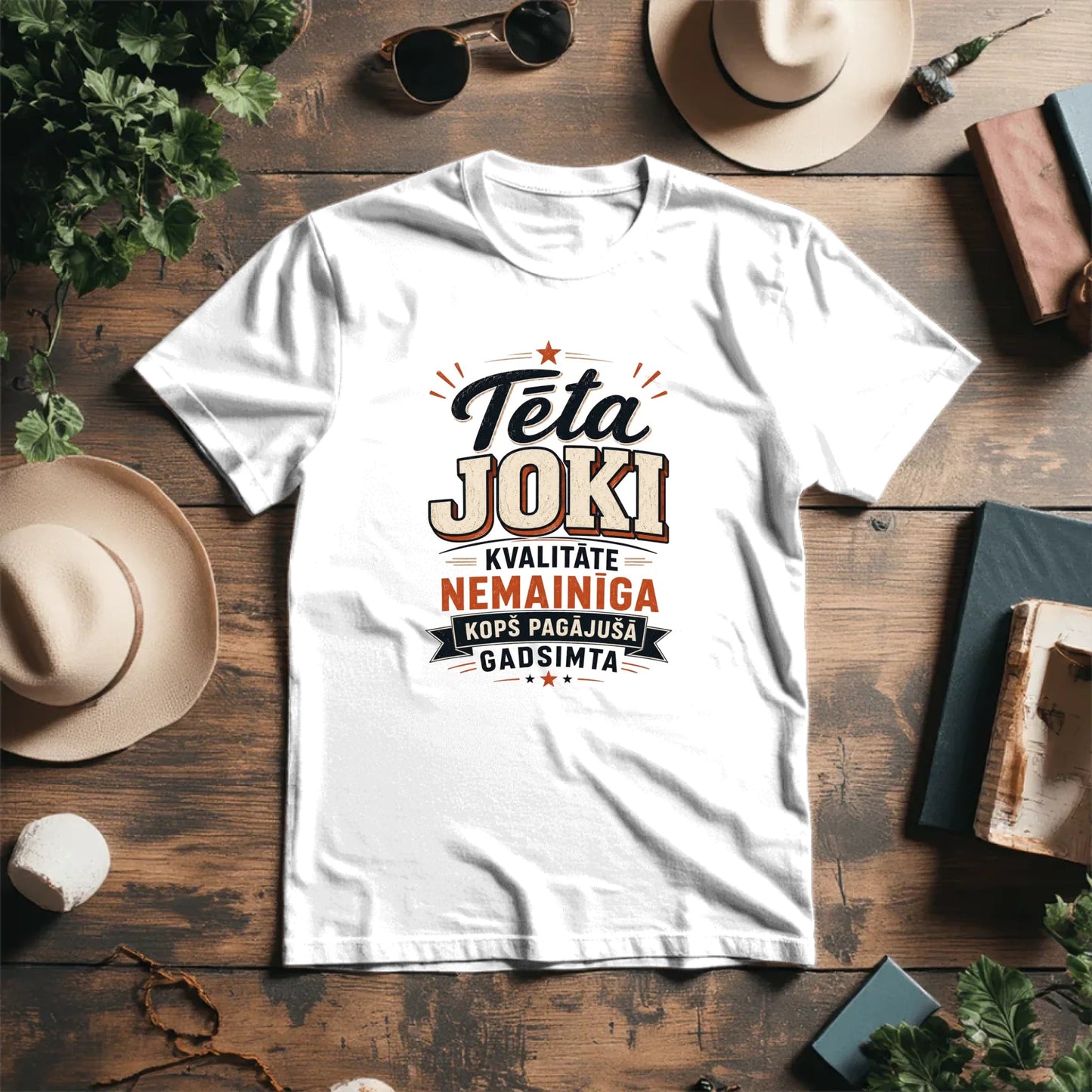 alt
Nuotrauka su organinės medvilnės T-marškinėliais „Tėčio juokai“ – prieinama internete Šarlotes audumi