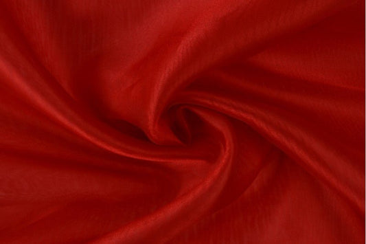 Organza - sarkana 25 g/m²