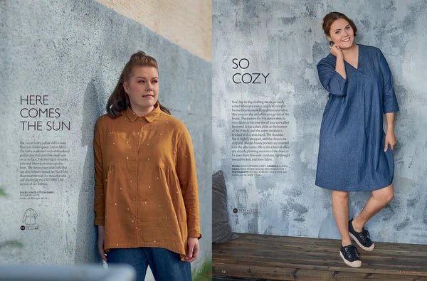 OTTOBRE design Woman 5/2020 vaizdas – angliškas moteriškų drabužių iškarpų žurnalas – galima įsigyti internetu „Šarlotes audumi“