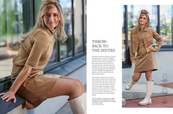 OTTOBRE design Woman 5/2023 – angliškas moteriškų drabužių iškarpų žurnalas, kurį galima įsigyti internetu „Šarlotes audumi“