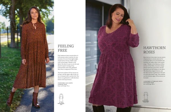 OTTOBRE design Woman 5/2023 – angliškas moteriškų drabužių iškarpų žurnalas, kurį galima įsigyti internetu „Šarlotes audumi“