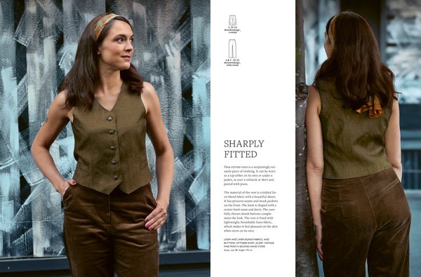 OTTOBRE design Woman 5/2023 – angliškas moteriškų drabužių iškarpų žurnalas, kurį galima įsigyti internetu „Šarlotes audumi“