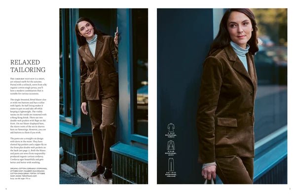 OTTOBRE design Woman 5/2023 – angliškas moteriškų drabužių iškarpų žurnalas, kurį galima įsigyti internetu „Šarlotes audumi“