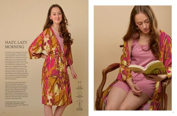 OTTOBRE design Woman 6/2023 – angliškas moteriškų drabužių iškarpų žurnalas – internetu galima įsigyti „Šarlotes audumi“