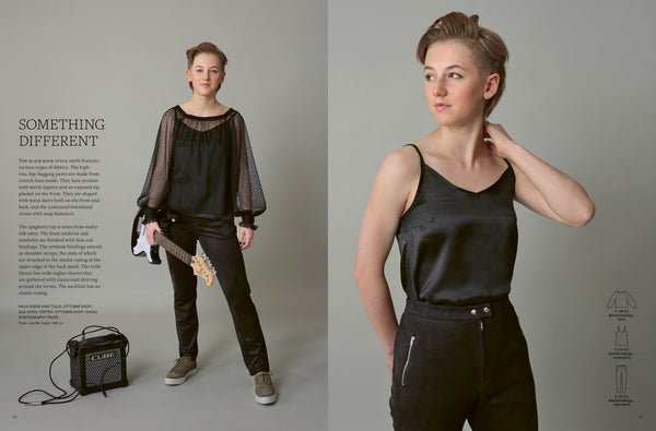 OTTOBRE design Woman 6/2023 – angliškas moteriškų drabužių iškarpų žurnalas – internetu galima įsigyti „Šarlotes audumi“