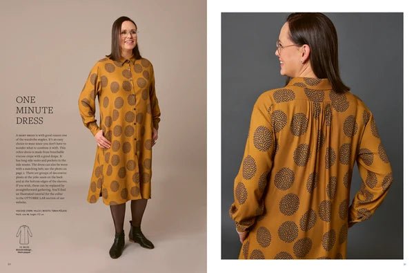 OTTOBRE design Woman 6/2023 – angliškas moteriškų drabužių iškarpų žurnalas – internetu galima įsigyti „Šarlotes audumi“