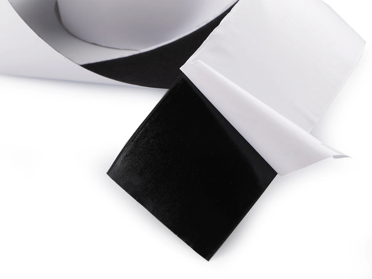 Attēls ar Pašlīmējoša līplente Velcro lenta 10 cm - melna – pieejams Šarlotes audumi