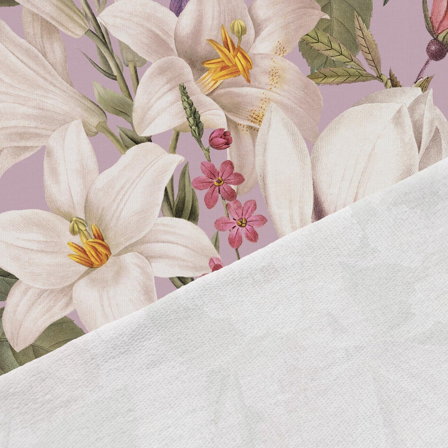 Kokvilnas cilpiņtrikotāža-maiga ziedu elegance 250 g/m²