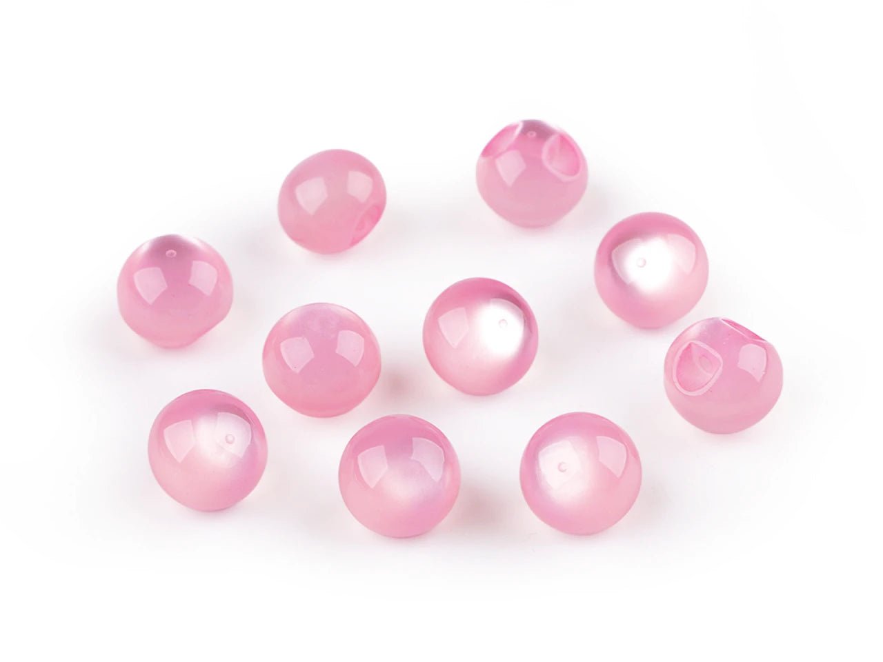 Attēls ar Piešujamas pērļu / “kaķa acs” pogas, 11 mm – pieejams Šarlotes audumi