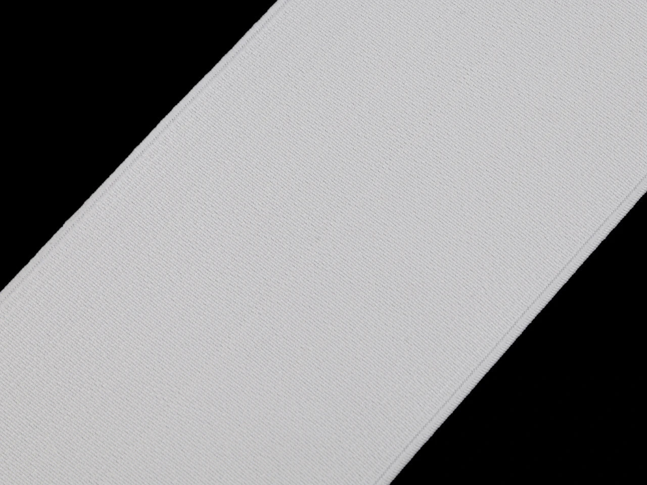 Image of flat elastic band 8 cm-black - available online at Charlotte's Fabrics