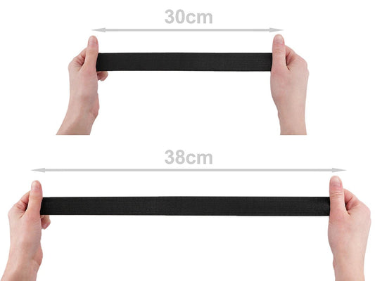 Plakanā gumija (stingra) - 3 cm balta