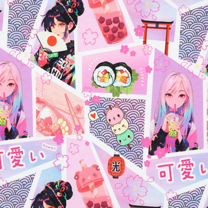 Jersey de coton fin - Manga 200 g/m²