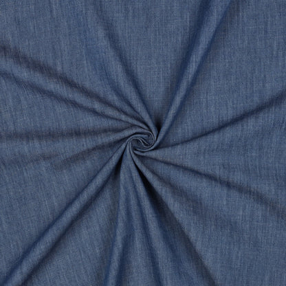 Attēls ar Plāns Džinsu audums kleitām, krekliem - indigo zils 135 g/m² – pieejams Šarlotes audumi