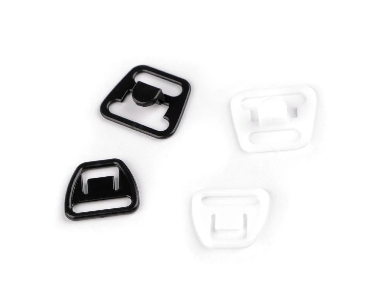 Attēls ar Plastmasas aizdare krūšturiem |12 mm, iepakojums 10 gb. – pieejams Šarlotes audumi