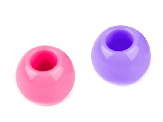 Nuotrauka su plastikiniais karoliukais 8×10 mm pastelinių spalvų – mix – galima įsigyti Šarlotes audiniai