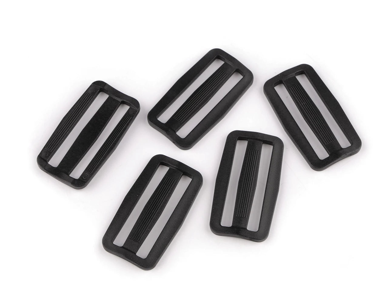 Attēls ar Plastmasas siksnu regulētājs (tri - glide) 50 mm (iepakojumā 5 gb) – pieejams Šarlotes audumi