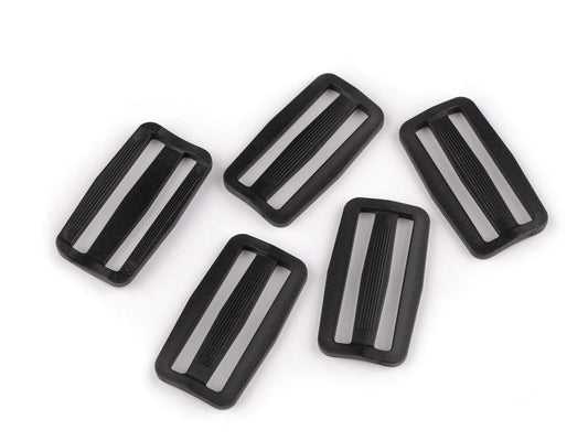 Attēls ar Plastmasas siksnu regulētājs (tri - glide) 50 mm (iepakojumā 5 gb) – pieejams Šarlotes audumi