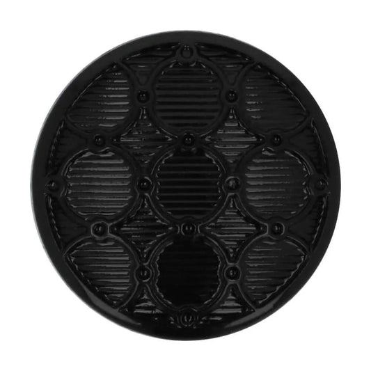 Attēls ar Pogas uz kājiņas 15 mm - melna – pieejams Šarlotes audumi