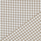 Attēls ar Premium 100% kokvilnas audums - bēšs rūtains 110 g/m² – pieejams Šarlotes audumi