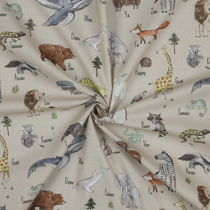 alt
Tissu premium 100 % coton, animaux 110 g/m²