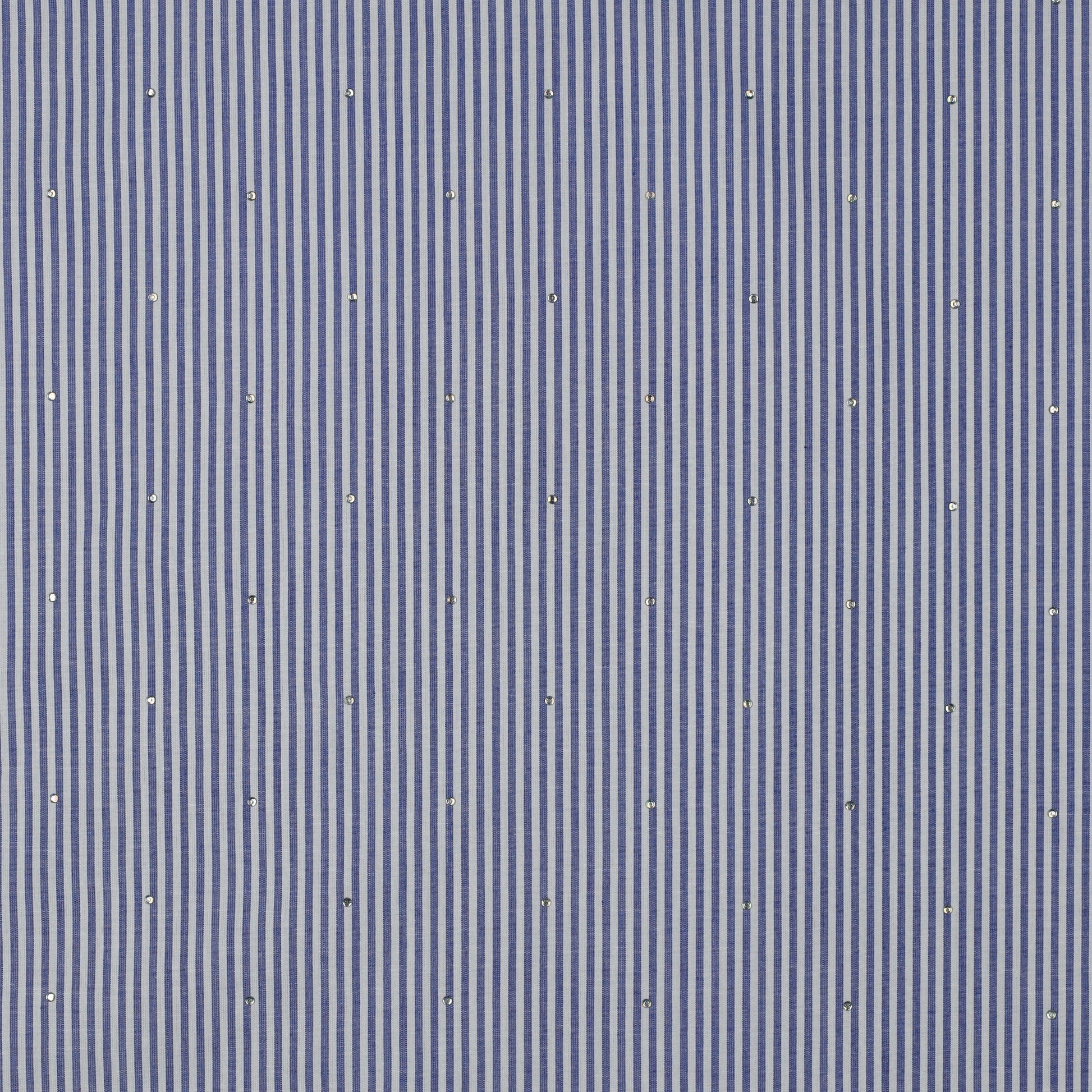 Attēls ar Premium 100% kokvilnas audums - līnijas ar kristāliem 115 g/m² – pieejams Šarlotes audumi