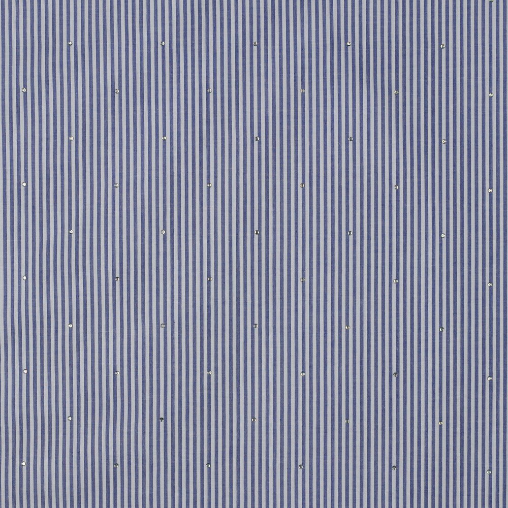 Attēls ar Premium 100% kokvilnas audums - līnijas ar kristāliem 115 g/m² – pieejams Šarlotes audumi