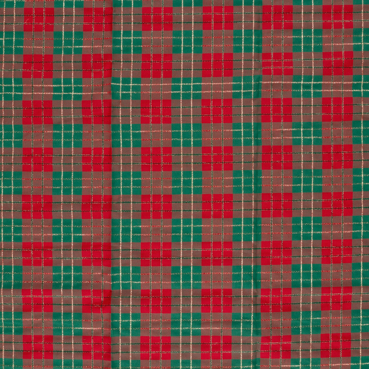 Image with premium 100% cotton fabric - Christmas plaid – available online at Charlotte's Fabrics