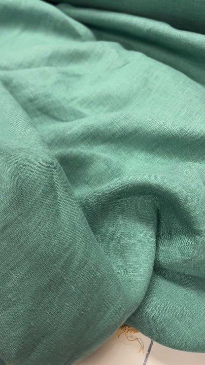 100% Softened linen-eucalyptus 205 g/m²